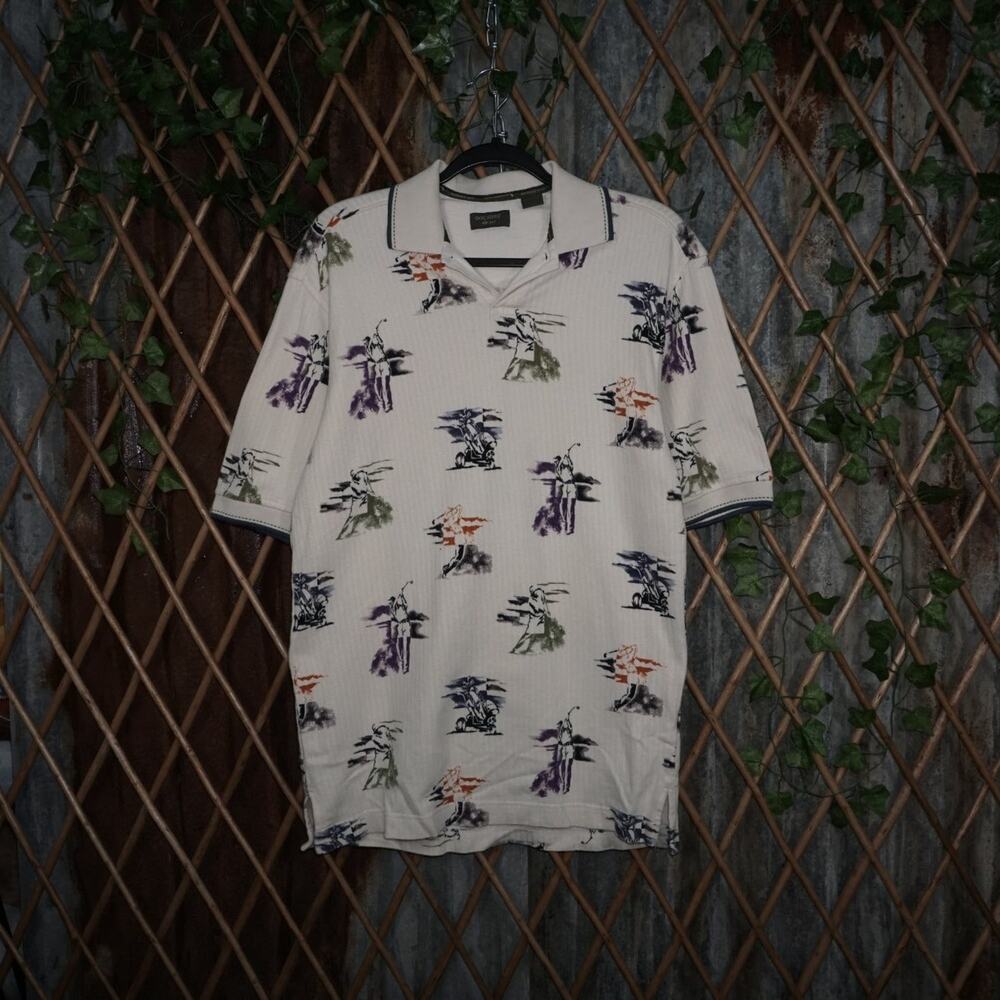 S - Vintage Y2K Dockers T-Shirts golf aop pattern abstract